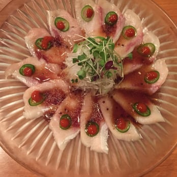 Amagi Sushi - Yellowtail & Jalapeño Carpaccio. - Sushi Bars Near Me - Riverside, California