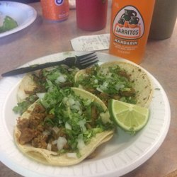 Pork and steak tacos!