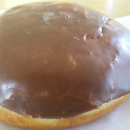 Custard filled Chocolate donut was ok.