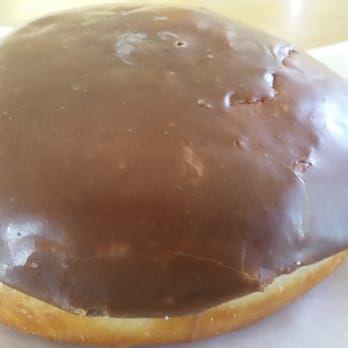 Donut City - Custard filled Chocolate donut was ok. - Donuts Near Me - Lakewood, California