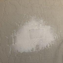 Had to patch and paint my drywall after initial hole for the tv was more than 3 feet away from where I asked them to mount it.
