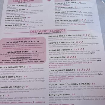 Cafecito - Menu - Mexican Near Me - Fort Worth, Texas Cafecito - Menu - Mexican Near Me - Fort Worth, Texas