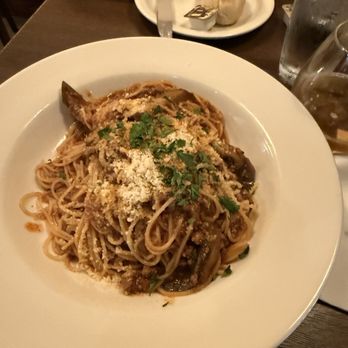 Pasta e Pasta by Allegro - Bolognese pasta with eggplant Kmart hot delicious with fresh Parmesan cheese on top - Pasta Shops Near Me - Cerritos, California