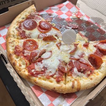 Dan's Pizza - Pepperoni Amore Pizza- missing the amore - Pizza Near Me - Houston, Texas