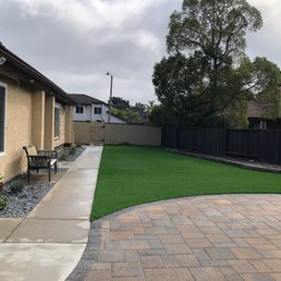 After - Artificial Turf