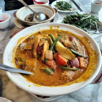 Kookoo Chicken - Fish curry - Malaysian Near Me - Brooklyn, New York
