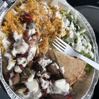2 Guys and A Grill - Chicken and lamb platter - Food Trucks Near Me - Redding, California