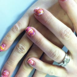 Majestic III Salon - Talented nail artist Korrine made these festive Easter "eggs"