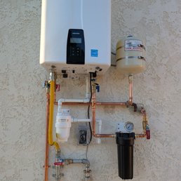 Tankless Water Heater install by Jeff the Water Heater Wizard. Tankless Water Heater install by Jeff the Water Heater Wizard.