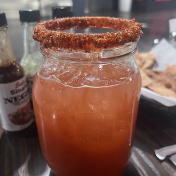 Mariscos Prendidos - Sold as Michelada but taste like Clamato juice - Seafood Near Me - Long Beach, California Mariscos Prendidos - Sold as Michelada but taste like Clamato juice - Seafood Near Me - Long Beach, California