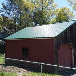 New metal roof installed by Revered Metal Roofing New metal roof installed by Revered Metal Roofing