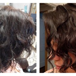 Curls All Out - I was encouraged by a wavy hair community on Reddit to go with a devacut and Iris did not disappoint.