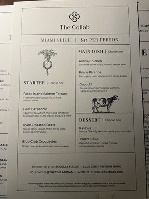 Menu photo 8 The Collab Coral Gables, FL