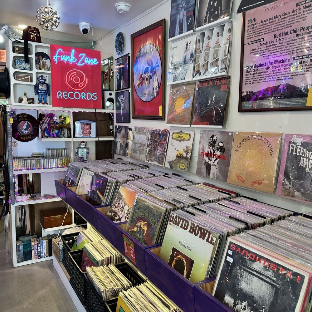 Funk Zone Vintage - Great collection of vinyl records - Vinyl Records Near Me - Santa Barbara, California