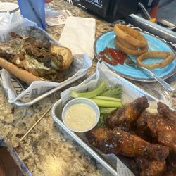 legacy Pool Bar & Grill - Wings and cheesesteak