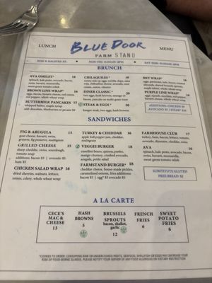 Menu photo 7 Blue Door Farm Stand Chicago, IL