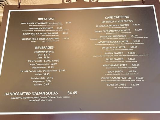 Menu photo 1 Shirley's Bakery & Cafe Provo, UT Menu photo 1 Shirley's Bakery & Cafe Provo, UT