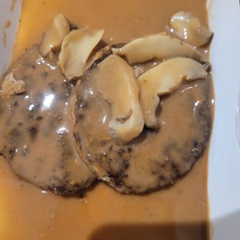 Jollibee - Filipino Salisbury Steak with mushroom gravy - Fast Food Near Me - East Rutherford, New Jersey