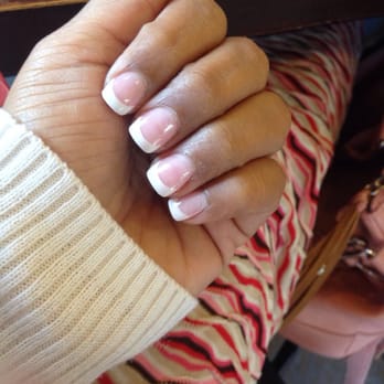 Amy's Nail Spa - Pink & white powder - Nail Salons Near Me - Winter Park, Florida