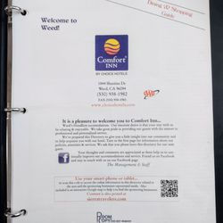Comfort Inn Mount Shasta Area - Nice room and pleasantly surprised at the amenities offered in this small town
