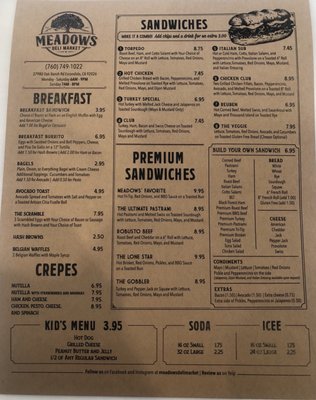 Menu photo 5 Meadows Deli Market Escondido, CA Menu photo 5 Meadows Deli Market Escondido, CA