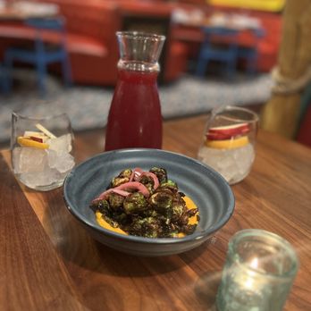 Nada - Sangria Roja & Brussel sprouts! - Mexican Near Me - Indianapolis, Indiana Nada - Sangria Roja & Brussel sprouts! - Mexican Near Me - Indianapolis, Indiana