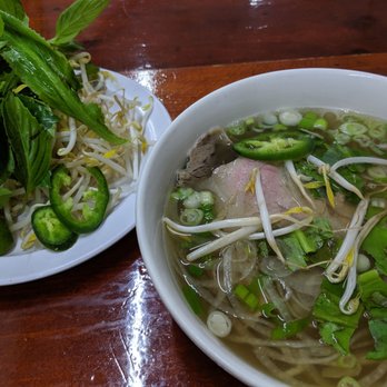 Pho Saigon Vietnamese Restaurant - #2. Pho Tai Gau (Rare slices of Eye Round beef and Brisket) - Vietnamese Near Me - Port Richey, Florida Pho Saigon Vietnamese Restaurant - #2. Pho Tai Gau (Rare slices of Eye Round beef and Brisket) - Vietnamese Near Me - Port Richey, Florida