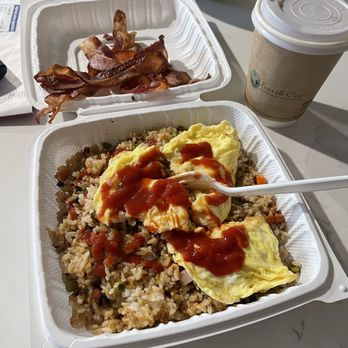 Joe's Grill Express - Fried rice scrambled eggs n bacon - American Near Me - Honolulu, Hawaii