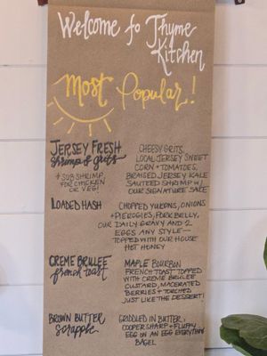 Menu photo 1 Thyme Kitchen & Catering Merchantville, NJ Menu photo 1 Thyme Kitchen & Catering Merchantville, NJ