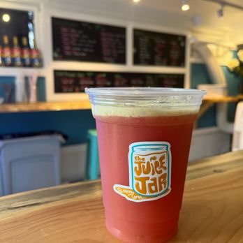 The Juice Jar - a drink in a plastic cup - Juice Bars & Smoothies Near Me - Ogunquit, Maine The Juice Jar - a drink in a plastic cup - Juice Bars & Smoothies Near Me - Ogunquit, Maine