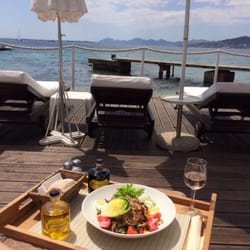 Provencal Beach - Salade Niçoise on the beautiful seaside deck.