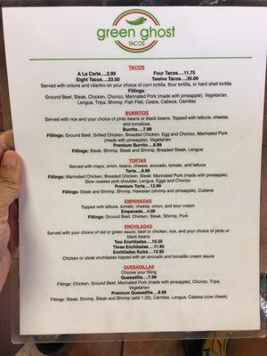 Menu photo 5 Green Ghost Tacos Ridgeland, MS