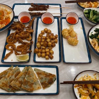 Noodle St - The spread. - Noodles Near Me - Pasadena, California