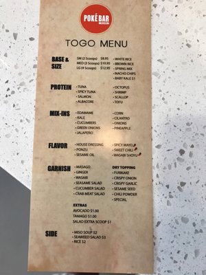 Menu photo 5 Poké Bar Johns Creek, GA