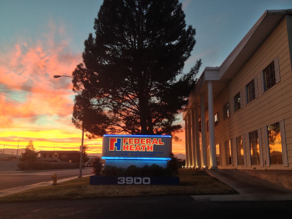 FEDERAL HEATH SIGN COMPANY CLOSED 3900 W Dewey Dr, Las Vegas, NV Yelp