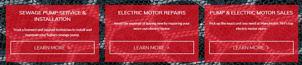 Slide of AAA Pump Service & Fay Electric Motors