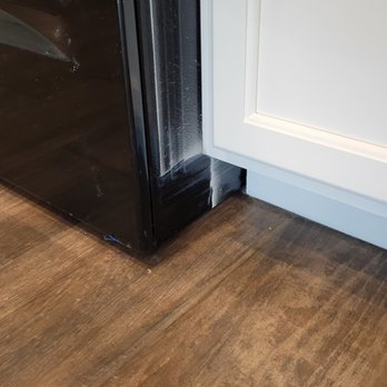 Quality Designs Painting - Overspray on oven - Painters Near Me - Palm Bay, Florida
