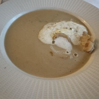 The Main Dining Room - Cream of five onion soup ($18) - American Near Me - White Sulphur Springs, West Virginia The Main Dining Room - Cream of five onion soup ($18) - American Near Me - White Sulphur Springs, West Virginia