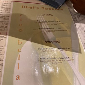 Ciao Bella - Italian Near Me - London, XGL