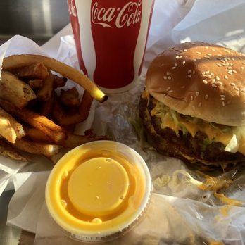 Doug's Dogs - Combo: Double Cheeseburger, Cheese Fries, Coke - Hot Dogs Near Me - Oak Forest, Illinois