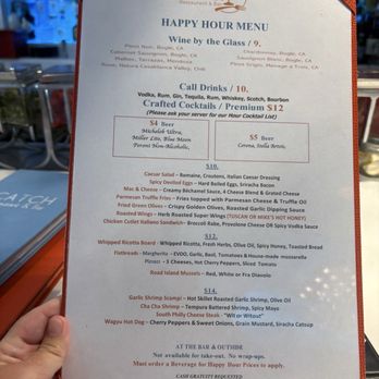 Catch Restaurant & Bar - Happy hour menu - Bars Near Me - Longport, New Jersey Catch Restaurant & Bar - Happy hour menu - Bars Near Me - Longport, New Jersey