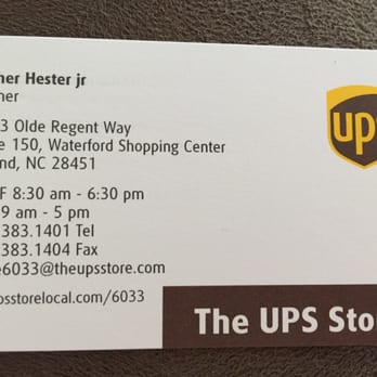 The UPS Store - Shipping Centers Near Me - Leland, North Carolina The UPS Store - Shipping Centers Near Me - Leland, North Carolina
