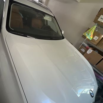 European Collision Center - Glass changed, hoot fixed and repainted! - Body Shops Near Me - Downey, California