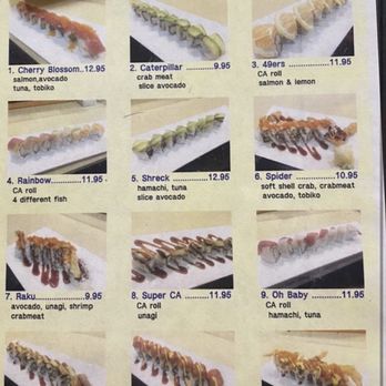 Sushi Raku - Menu - Japanese Near Me - Concord, California