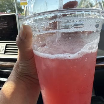Blooming Floral Cafe - Rose tea strawberry puree lemonade. Need I say more? Delicious! - Coffee & Tea Near Me - Tampa, Florida