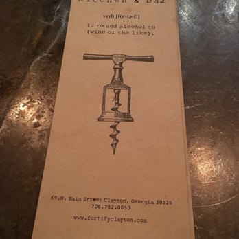 Fortify Kitchen and Bar - Southern Near Me - Clayton, Georgia