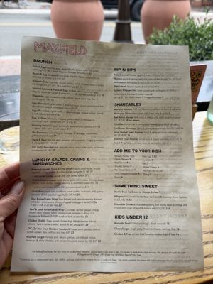 Menu photo 2 Mayfield San Juan Capistrano, CA