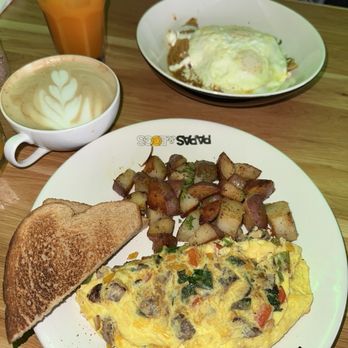 Papas and Eggs - Steak Omelette & Green Salsa Chilaquiles - Breakfast & Brunch Near Me - San Jose, California Papas and Eggs - Steak Omelette & Green Salsa Chilaquiles - Breakfast & Brunch Near Me - San Jose, California