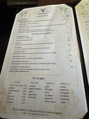 Menu photo 7 Vitello's Restaurant Studio City, CA