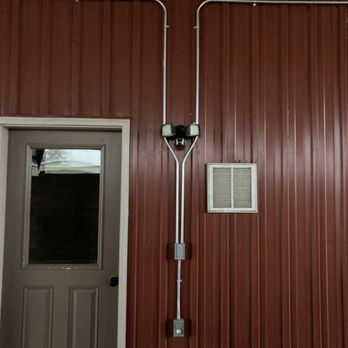Swartz Electric - Outside security lights on shop - Electricians Near Me